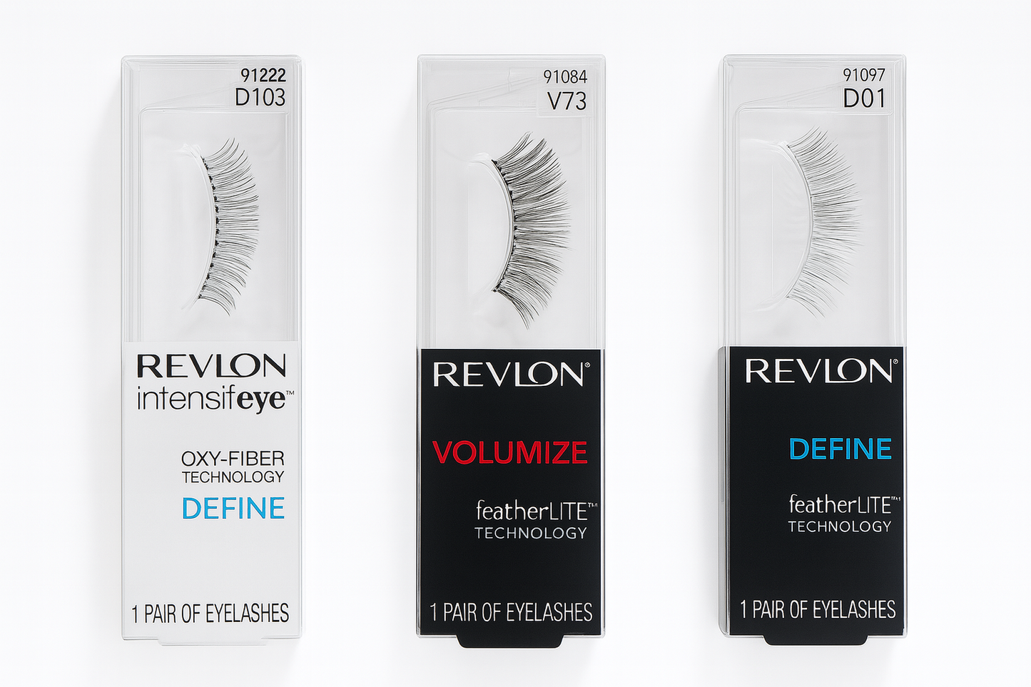 Revlon Pestañas Postizas Voluminizar - glow basico