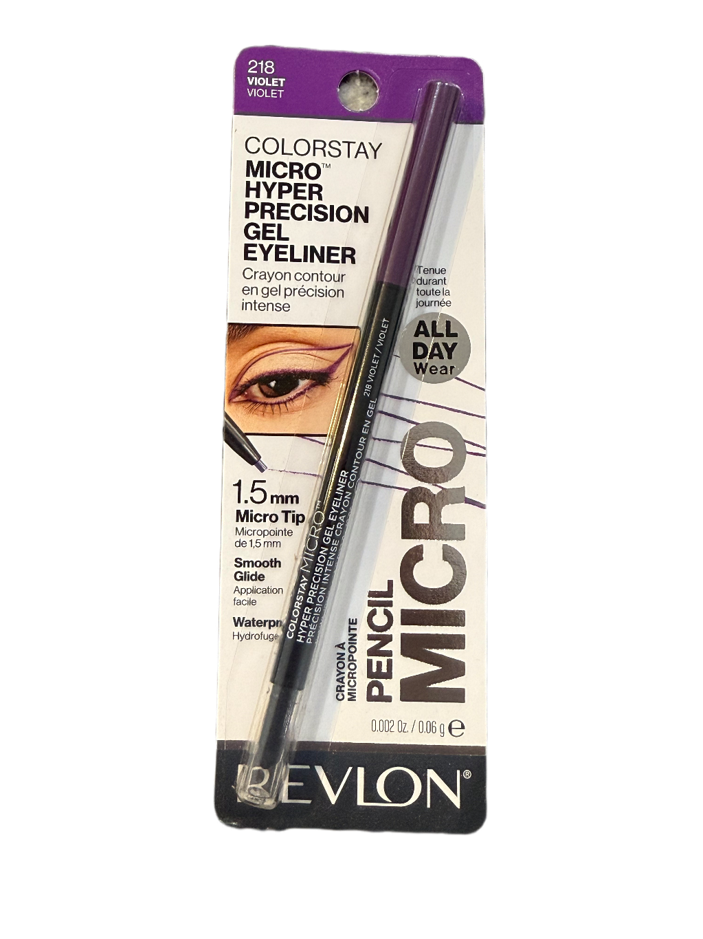 Revlon Colorstay - Delineador de ojos de gel Micro Hyper Violeta - beauty luxe set