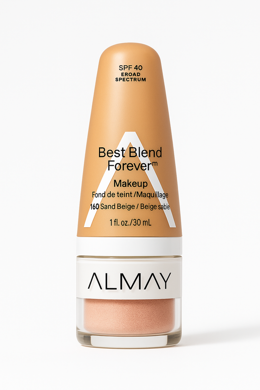 Base de maquillaje Almay , SPF 40 de amplio espectro