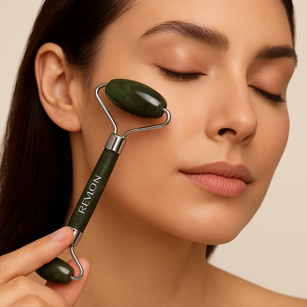 Revlon - Rodillo Facial de piedra de jade< Masajeador Facial