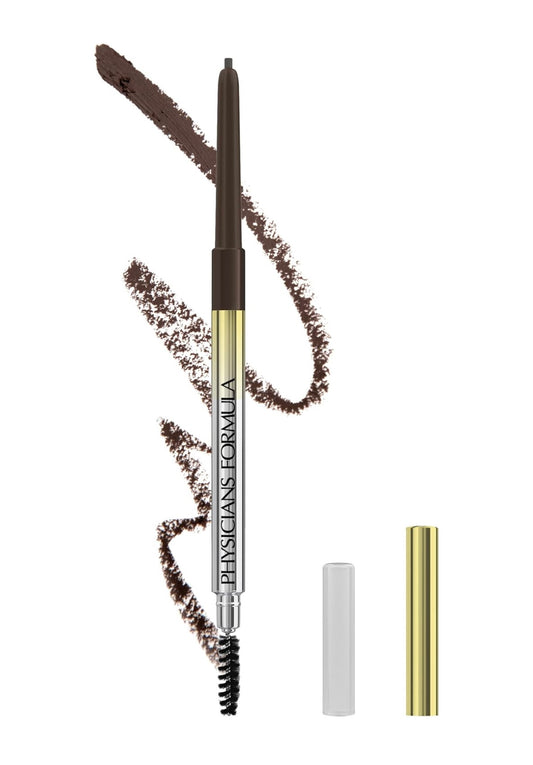 Physicians Formula lapiz de cejas delgado definidor -Cepillo de cejas doble Cara