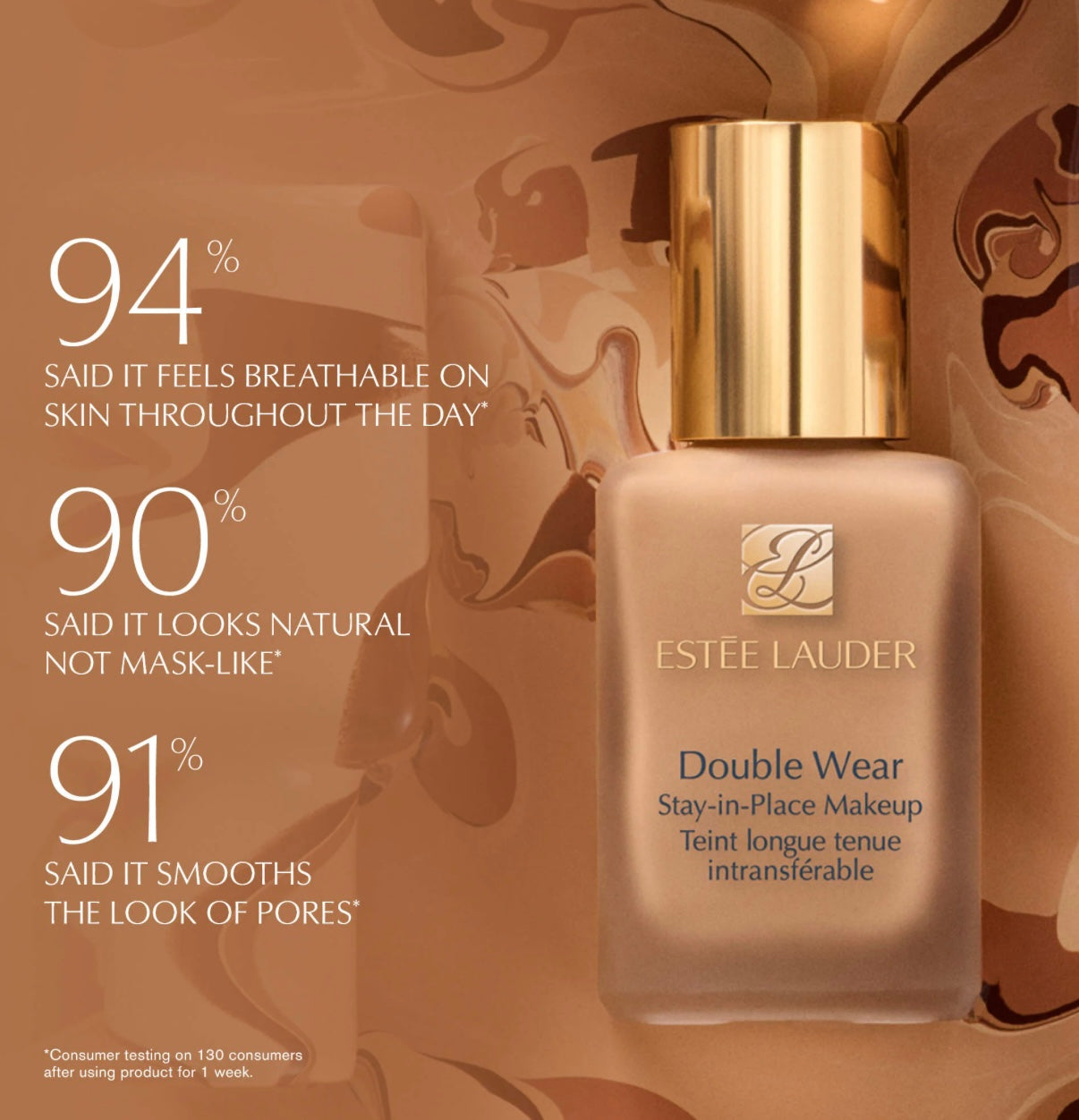 Estée Lauder Double Wear - Maquillaje de base mate que se mantiene en su lugar durante 24 horas
