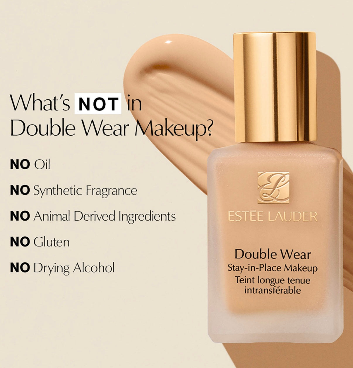 Estée Lauder Double Wear - Maquillaje de base mate que se mantiene en su lugar durante 24 horas