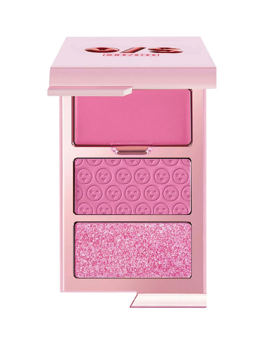Paleta de trío de rubor 3D de Patrick Starrr Cheek Clapper 3D Blush Paleta 3 en 1
