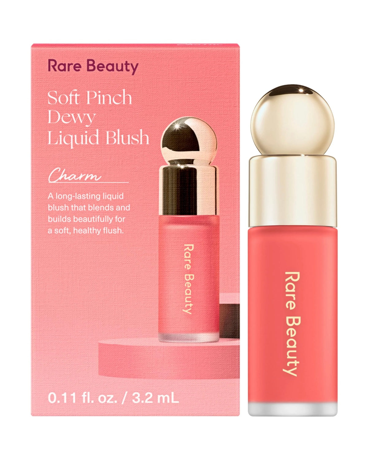 Rare Beauty / Rubor Líquido de Larga Duración – Acabado Mate o Luminoso Pink