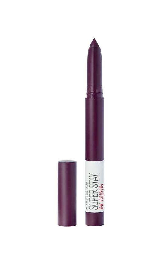Maybelline SuperStay Ink Crayon – Lápiz Labial Mate de Larga Duración